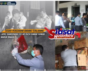 Cegah Peredaran Barang Terlarang, Lapas Bangkinang Kelas IIA Kembali Gelar Razia Kamar Hunian Warga Binaan
