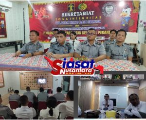 Semarak HUT RI Ke 80, Lapas Pekanbaru Ikuti Persiapan IPPA Fest Secara Virtual Zoom Meeting