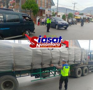 Berikan Rasa Aman dan Nyaman, Polsek Balige Laksanakan Gatur Pagi Hari Pastikan Arus Lalin Lancar