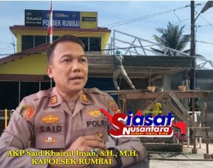 Kepedulian dengan Masyarakat dan Pemuda, Kapolsek Rumbai Wujudkan Pembangunan Aula dan Lapangan Volley