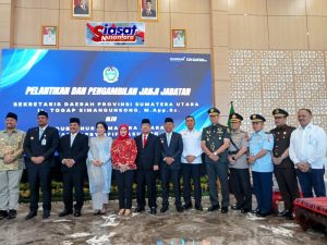Dr. Maruli Siahaan Hadiri Pelantikan Sekda Provinsi Sumatera Utara