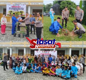 Polda Riau Gelar Giat Penghijauan Green Policing di SMK 8 Pekanbaru, Tingkatkan Kesadaran dan Kepedulian Lingkungan bagi Generasi Muda