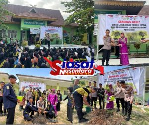 Sosialisasi Green Policing Polda Riau bersama Bhabinkamtibmas Ajak  Generasi Gen Z SMA Negeri 16 Pekanbaru Cintai Lingkungan Hidup dan Hutan
