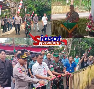Program TNI AD Bantu Kebutuhan Air Bagi Warga, Dandim 1301/Sangihe Bersama Forkopimda Resmikan Manunggal Air Bersih