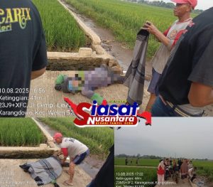 Diduga Terlalu Lelah, Petani Ditemukan Meninggal di Pingiran Jalan Sawah Karangdowo