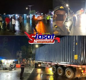 Polres Toba Laksanakan Pengamanan Kedatangan 7 Kontainer Logistik Aquabike