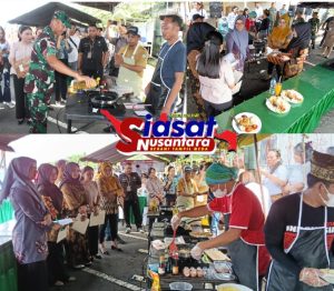 Pererat Kekompakan Pejabat Daerah, Dandim 1301/Sangihe Gelar Lomba Masak Nasi Goreng Peringati HUT RI ke-80
