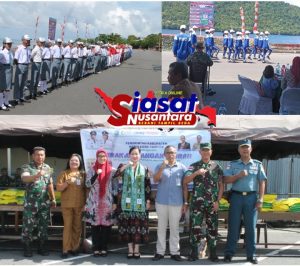 Meriahkan HUT Kemerdekaan RI ke-80,  Kodim 1301/Sangihe Gelar Lomba Peraturan Baris Berbaris Tingkat SMA Se Kabupaten Sangihe