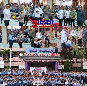 Cipayung Plus GMKI Beserta Polda Riau Gelar Green Policing di SMK Multi Mekanik Mazmur Pekanbaru