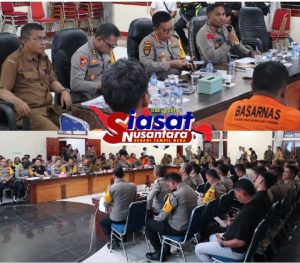 Polres Toba bersama Polda Sumut dan Forkompinda Gelar Digital Tactical Game Pengamanan F1 Powerboat