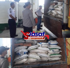 Kapolsek Badau Pastikan Muatan Truk di Pelabuhan Tanjung RU Berisi Sagu, Bukan Timah Ilegal