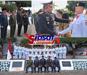 Kapolres Toba Hadiri Pengukuhan 20 Paskibraka Tingkat Kabupaten Toba 2025