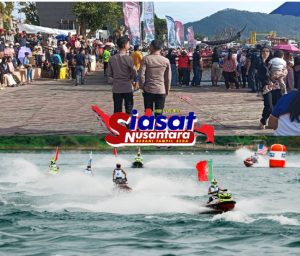 Polres Toba Bersama Polda Sumut Gelar Pengamanan Event Aquabike, Berjalan dengan Aman dan Lancar