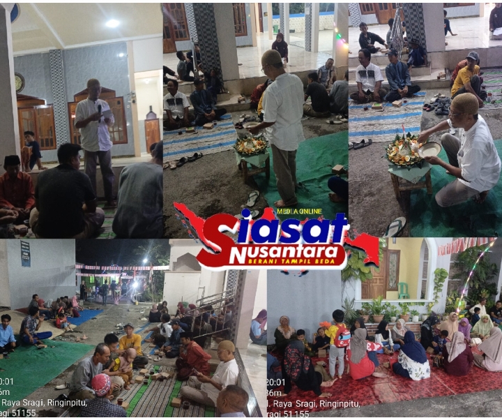 Warga RT002/RW.007 Kelurahan Sragi Gelar Malam Tirakat, Maknai Hari Ulang Tahun Kemerdekaan RI 17 Agustus 2025