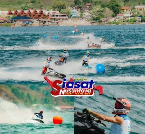 Pembalap Eropa Dominasi Moto 1 Aquabike World Championship di Danau Toba