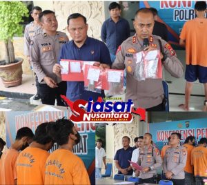 Konferensi Pers Polres Bangka Barat: Ungkap Dua Kasus Narkotika di Mentok, Tiga Pelaku Diamankan