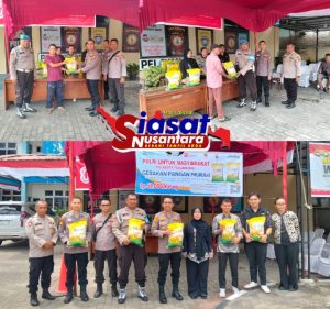 Polresta Pekanbaru Bersinergi Dengan Bulog Kanwil Riau Gelar Gerakan Pangan Murah