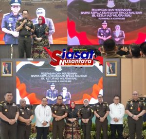 Pelepasan dan Perpisahan Purna Tugas Kajati Riau Akmal Abbas Berlangsung Khidmat, Dedie Tri Hariyadi Ditunjuk sebagai Plt Kajati