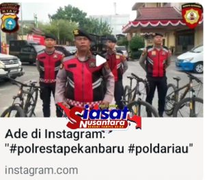 Terpantau di Medsos, Kasat Sabhara Patroli Sepeda di Titik Rawan Kejahatan di Pekanbaru Guna Ciptakan Kamtibmas