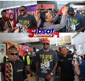 Rapper Melly Mike Asal Amerika Serikat Tiba di Riau, Siap Tampil di Festival Pacu Jalur 2025