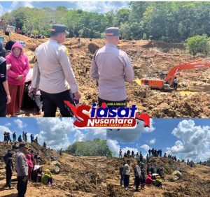 Kapolres Bangka Barat Tinjau Lokasi Laka Tambang Tempilang, Korban Ketiga Berhasil Ditemukan