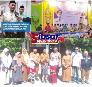 Program ZERO Putus Sekolah, Lurah  Kelurahan Rintis dan Ketua LPM serta Bhabinkamtibmas Berhasil Antar 3 Anak ke Sekolah