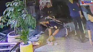 Insiden Saat Demo di Medan: IPTU Eko Tersorot Kusuk Pendemo Pingsan