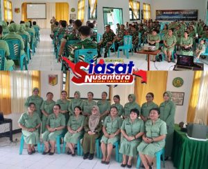 Menjaga Pola Hidup Sehat di Kesatuan, Kodim 1301/Sangihe Gelar Penyuluhan Penyakit Kanker dari PYKI