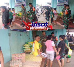 Koramil 1301-04/Manganitu Gelar Gerakan Pangan Murah, Jaga Stabilitas Harga Beras dan Bahan Pokok
