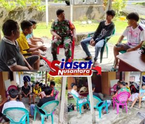 Bentuk Suatu Ikatan Keakraban yang Baik, Babinsa Koramil 1301-06/Kendahe Laksanakan Kegiatan Komsos