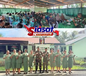 Dandim 1301/Sangihe Laksanakan Kunker Perdana ke Koramil 1301-01/Tagulandang, Pererat Hubungan Antara Pimpinan dan Anggota