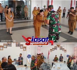 Dandim 1301/Sangihe Lakukan Kunker  Perdana Sekaligus Silaturahmi ke  Bupati Sitaro, Bahas Sejumlah Rencana Kerja