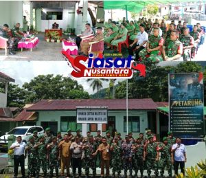 Berikan Semangat dan Motivasi Kepada Anggota dan Ibu-Ibu Persit, Dandim 1301/Sangihe Laksanakan Kunker Perdana di Koramil 1301-02/Siau