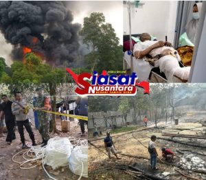 Insiden Kebakaran Sumur di Bayung Lencir yang Diduga Ilegal Drilling, Akibatkan Lima Orang Alami Luka Bakar Serius