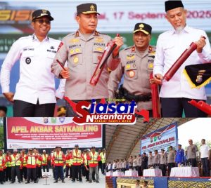 Kapolda Riau Pimpin Apel Akbar Green  Satkamling di Dumai, Kolaborasi dan  Solidaritas Masyarakat dalam Jaga Lingkungan