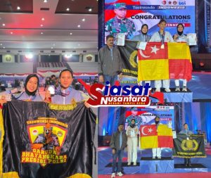 Dua Polwan Polda Riau Raih Medali di  Kejuaraan International Taekwondo Championship 2025 Panglima TNI