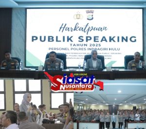 Tingkatkan Kemampuan Komunikasi Personel, Polres Inhu Gelar Pelatihan Public Speaking