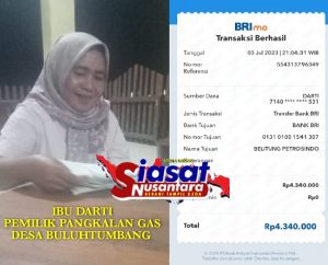 Darti Pemilik Pangkalan Gas akan Tempuh Jalur Hukum, Diduga Tertipu Agen Belitung Petrosindo Uang Dikirim Barang Tak Datang