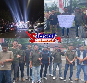 Puluhan Massa TRINUSA Kepung Kantor Bupati Muba: Muba Expo Rp2,6 Miliar, Jalan Ditutup, Pedagang Diperas