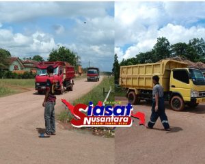 Maraknya Mobil Dum Truk Tanah Galian C di Desa Beruge dan Mangun Jaya Resahkan Warga dan Pengguna Jalan Umum
