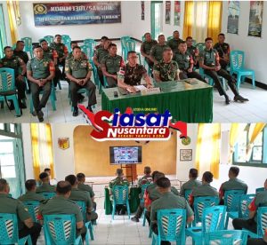 Kodim 1301/Sangihe Gelar Vicon Koperasi Merah Putih Dipimpin Dandim Letkol Czi Nazarudin