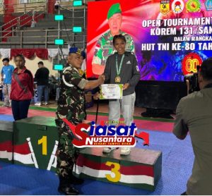 Atlet Kodim 1301/Sangihe Meraih 8 Medali Emas di Kejuaraan Karate Open Turnamen Danrem 131/Stg