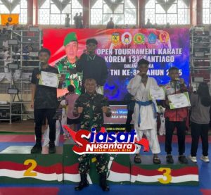 Binaan Kodim 1301/Sangihe Harumkan Nama Daerah di Ajang Karate Danrem Open