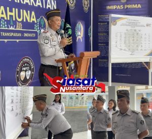 Pegawai Lapas Tahuna Teken Komitmen Aksi Perubahan “KaDji Shop” Lembaga Produktif, Inovatif dan Berdaya Saing
