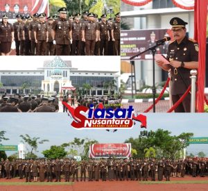 Kajati Kepri J. Devy Sudarso Pimpin Upacara Peringatan Hari Sumpah Pemuda ke-97 Tahun 2025 di Lapangan Kejati Kepri