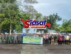 Kodim 0414/Belitung Gelar Karya Bakti Bersihkan Pantai Tanjungpendam, Wujudkan Lingkungan Wisata yang Bersih dan Rapi