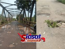 Jalan Jembatan Pandan Dulang Rusak Parah, Warga Minta Pemkab Muba Segera Bertindak
