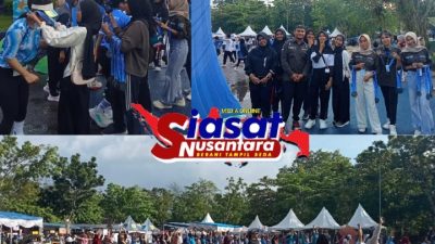 Tutup Rangkaian SMARADHARA, SMAN 2 Tanjungpandan Ajak Warga Fun Run dan Zumba Bersama