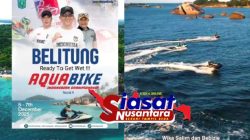 Persiapan Gempita Belitong dan Final Round Piala AETI Aquabike Indonesian Championship Capai 80 Persen
