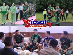Danrem 045/Gaya Brigjen TNI Nur Wahyudi Kunjungan Kerja ke Marshalling Area Yonif TP 845/Ksatria Satam